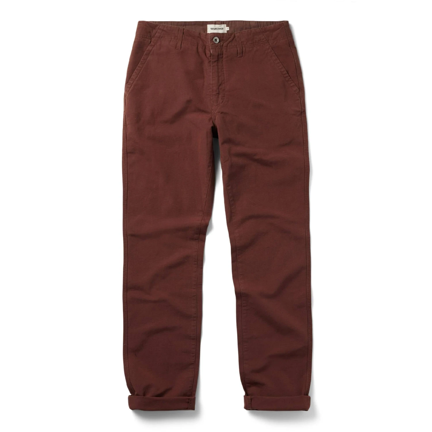 The Morse Pant In Russet Slub - Image 9