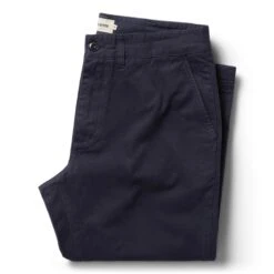 The Slim Foundation Pant In Organic Dark Navy