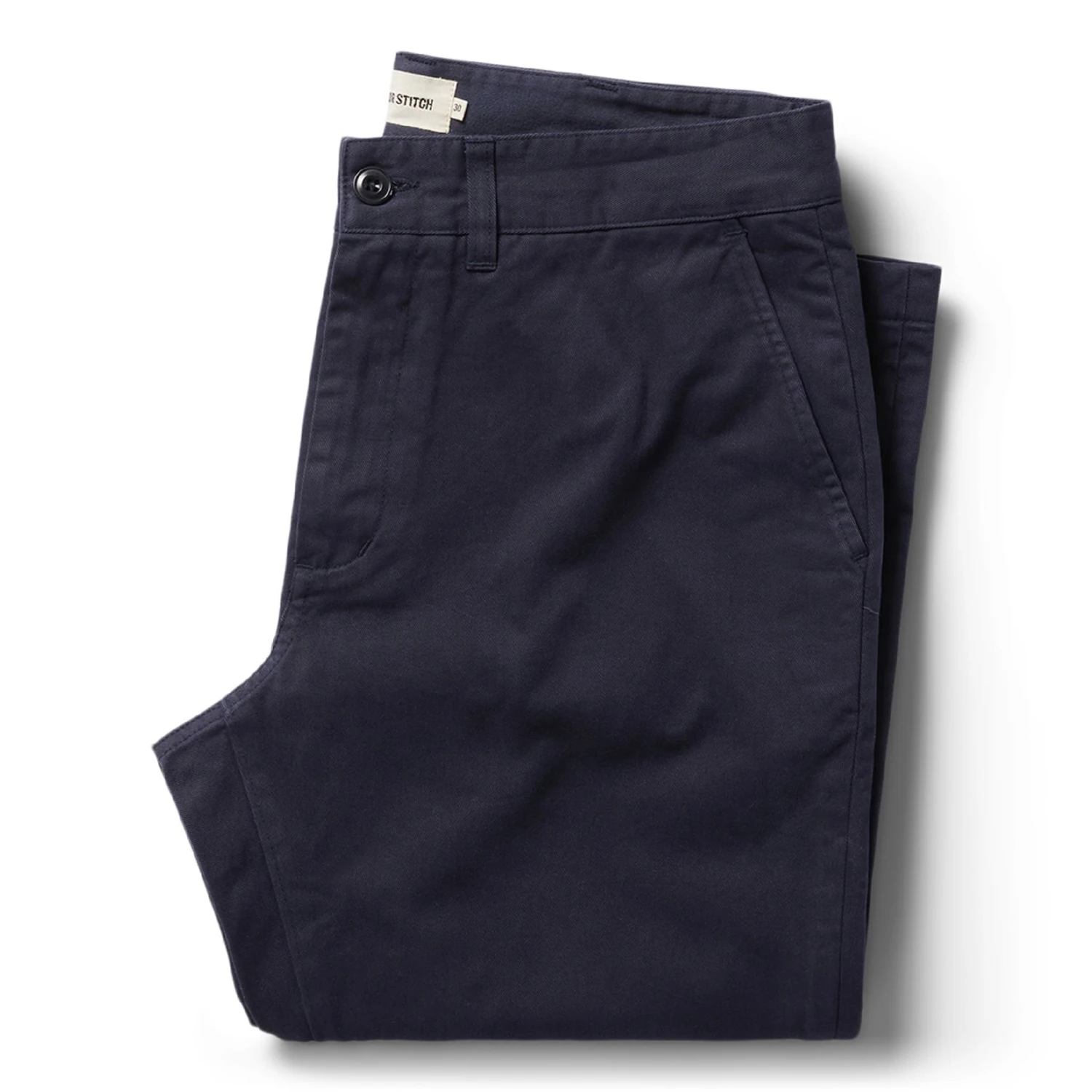 The Slim Foundation Pant In Organic Dark Navy