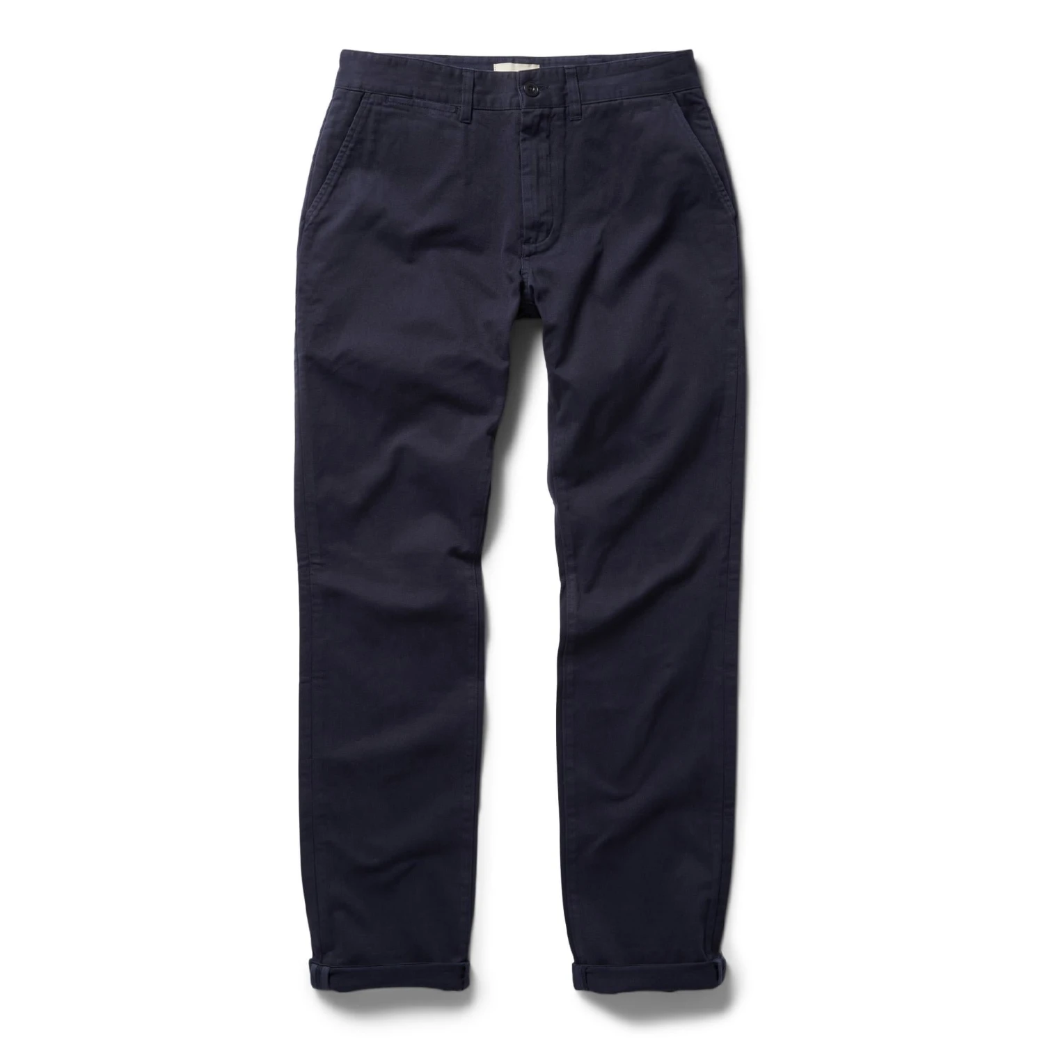 The Slim Foundation Pant In Organic Dark Navy - Image 9