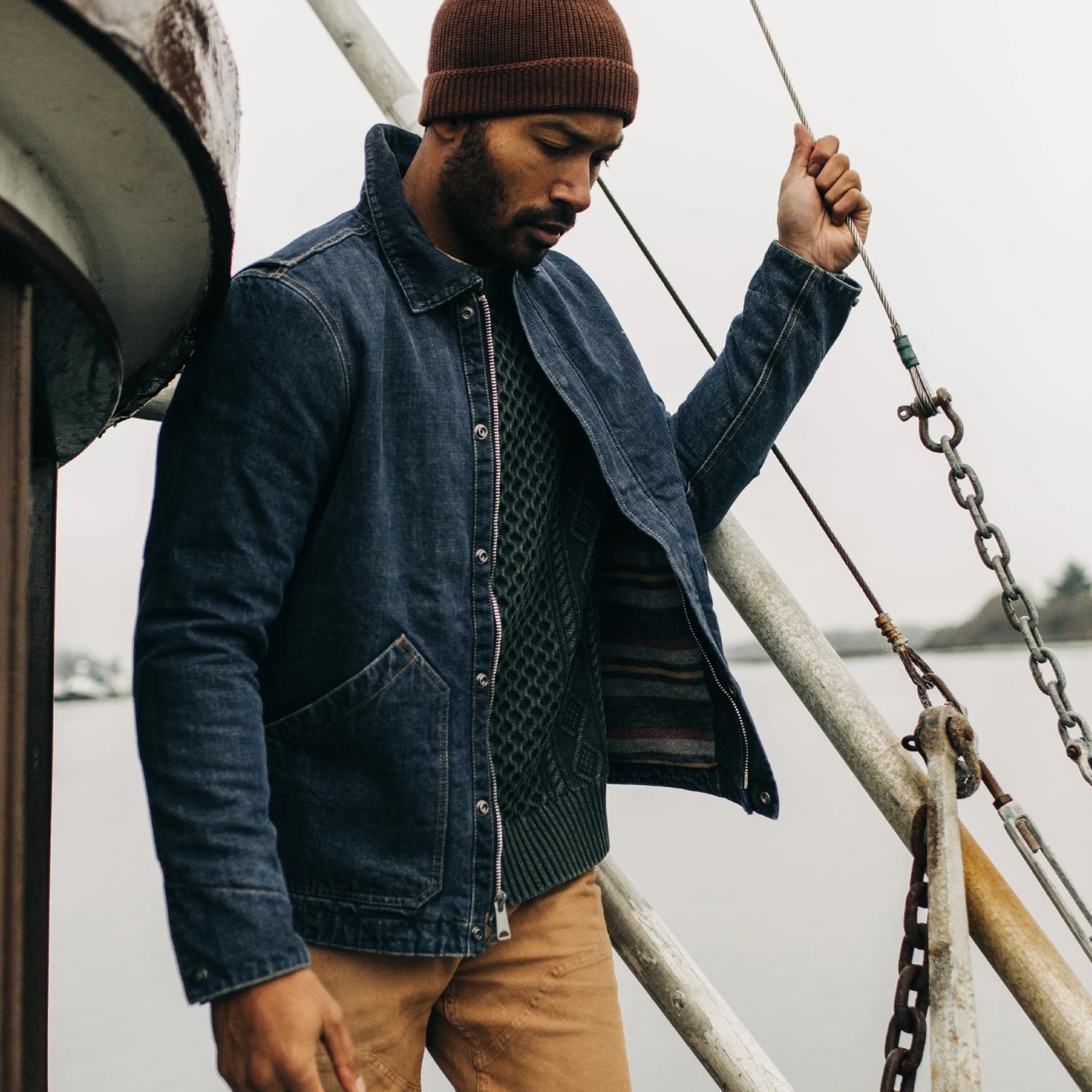 The Workhorse Jacket In Marlowe Wash Denim - Image 2