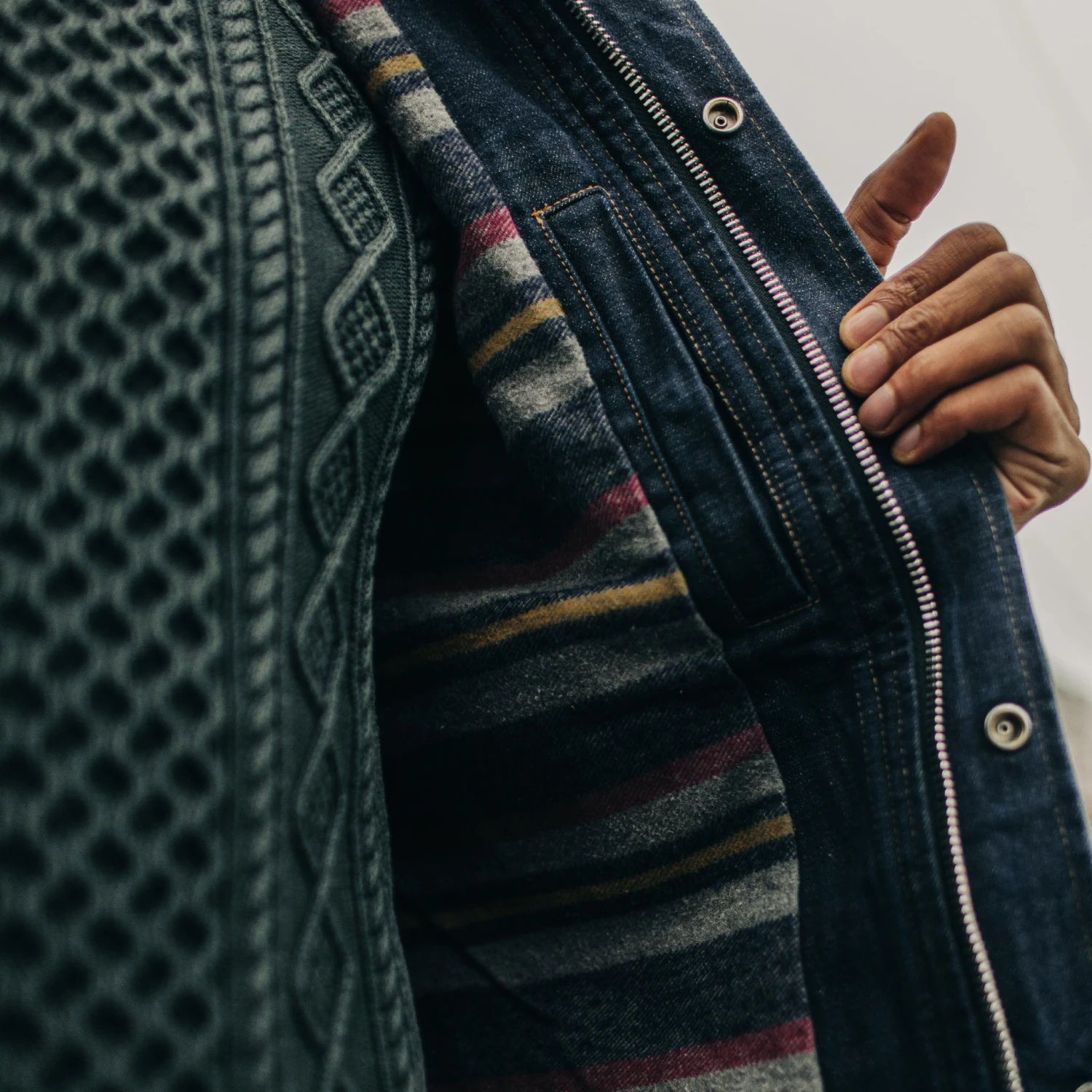 The Workhorse Jacket In Marlowe Wash Denim - Image 4