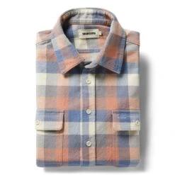 The Ledge Shirt In Dusk Check