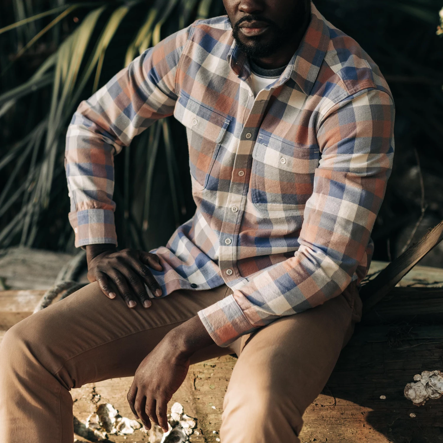 The Ledge Shirt In Dusk Check - Image 2