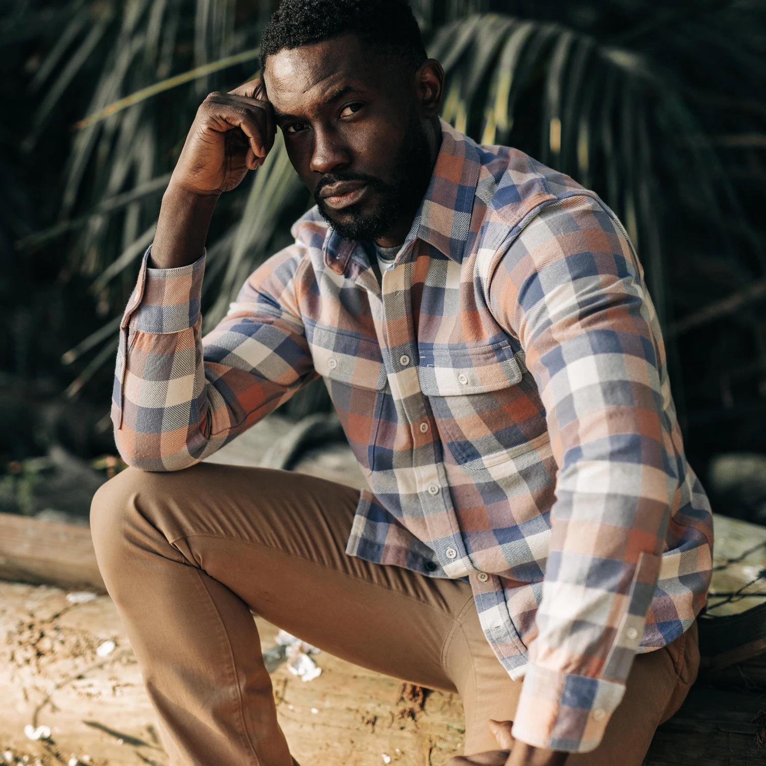 The Ledge Shirt In Dusk Check - Image 4