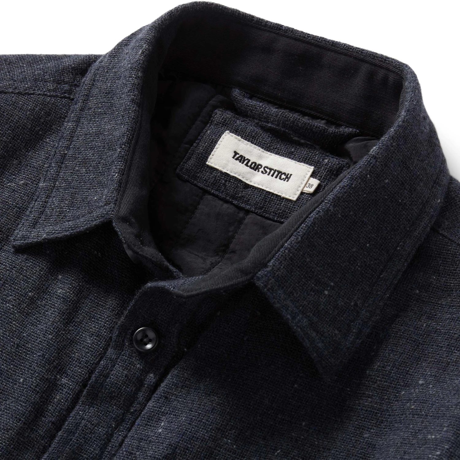 The Lined Utility Shirt In Charcoal Donegal - Image 5