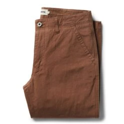 The Morse Pant In Mahogany Slub