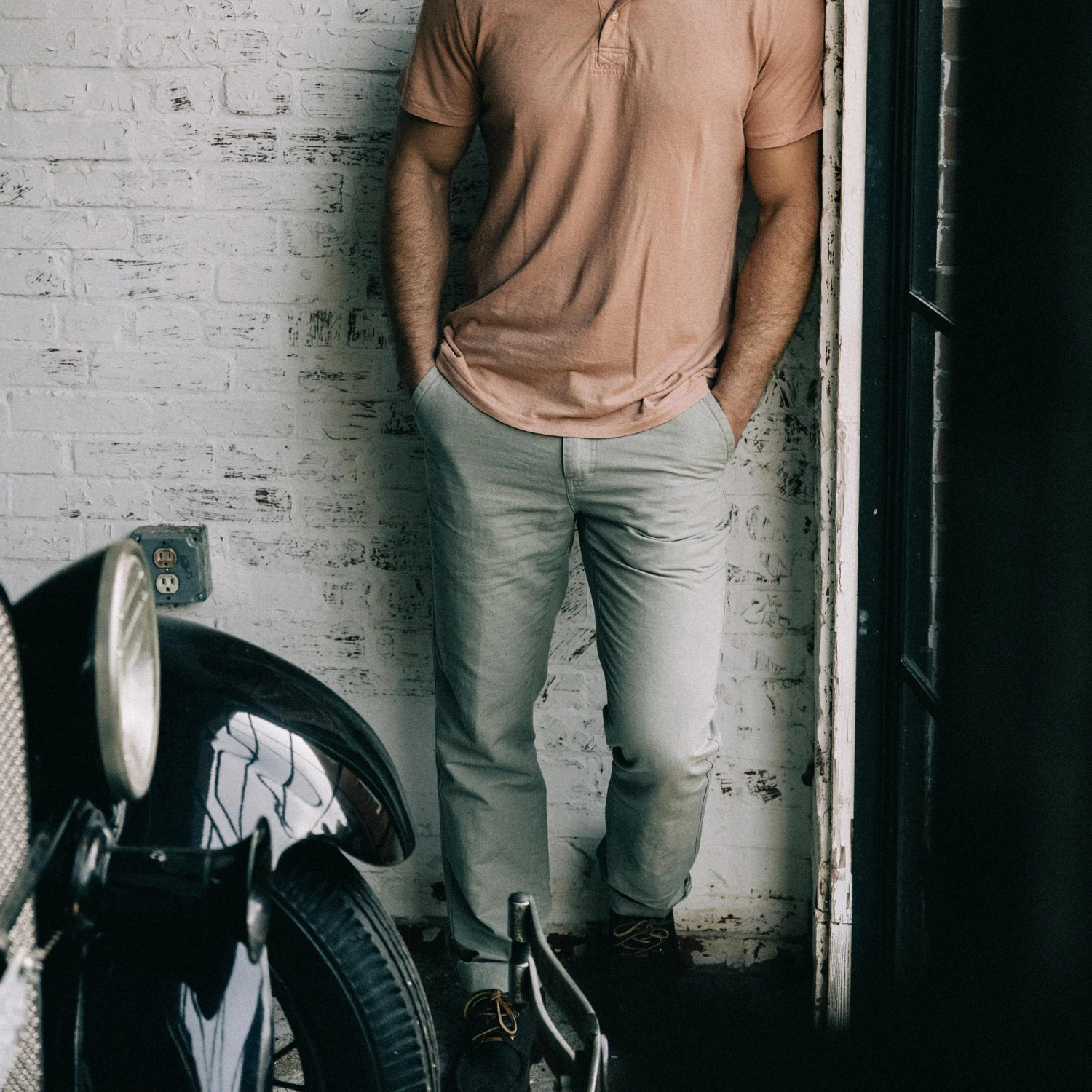 The Morse Pant In Sagebrush Slub - Image 3