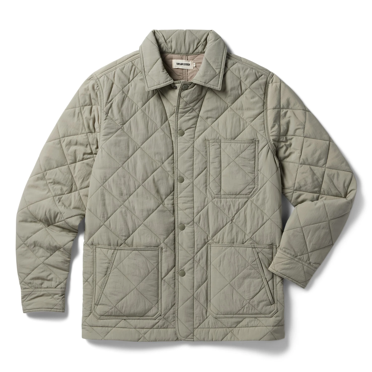 The Ojai Jacket In Sagebrush Diamond Quilt