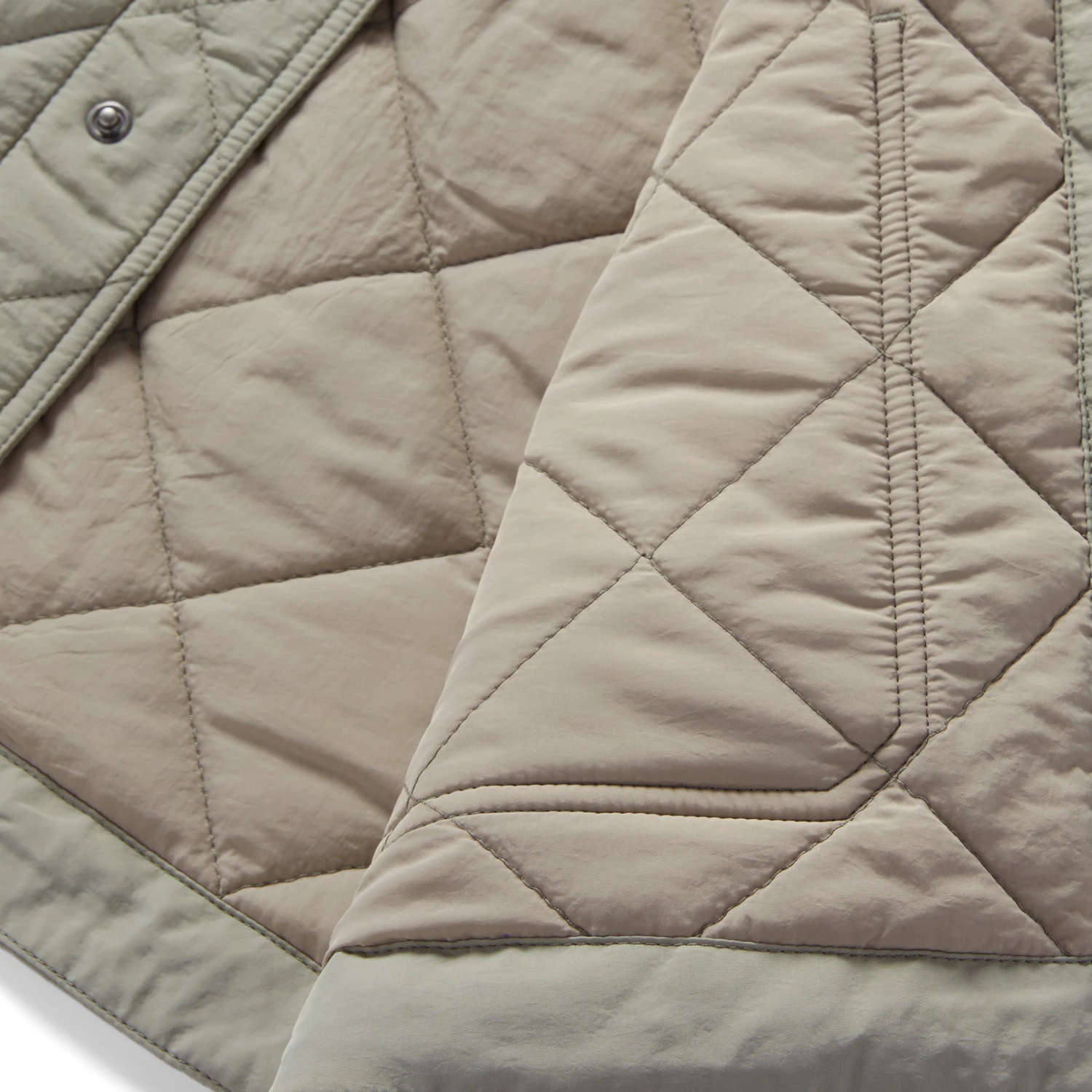 The Ojai Jacket In Sagebrush Diamond Quilt - Image 5