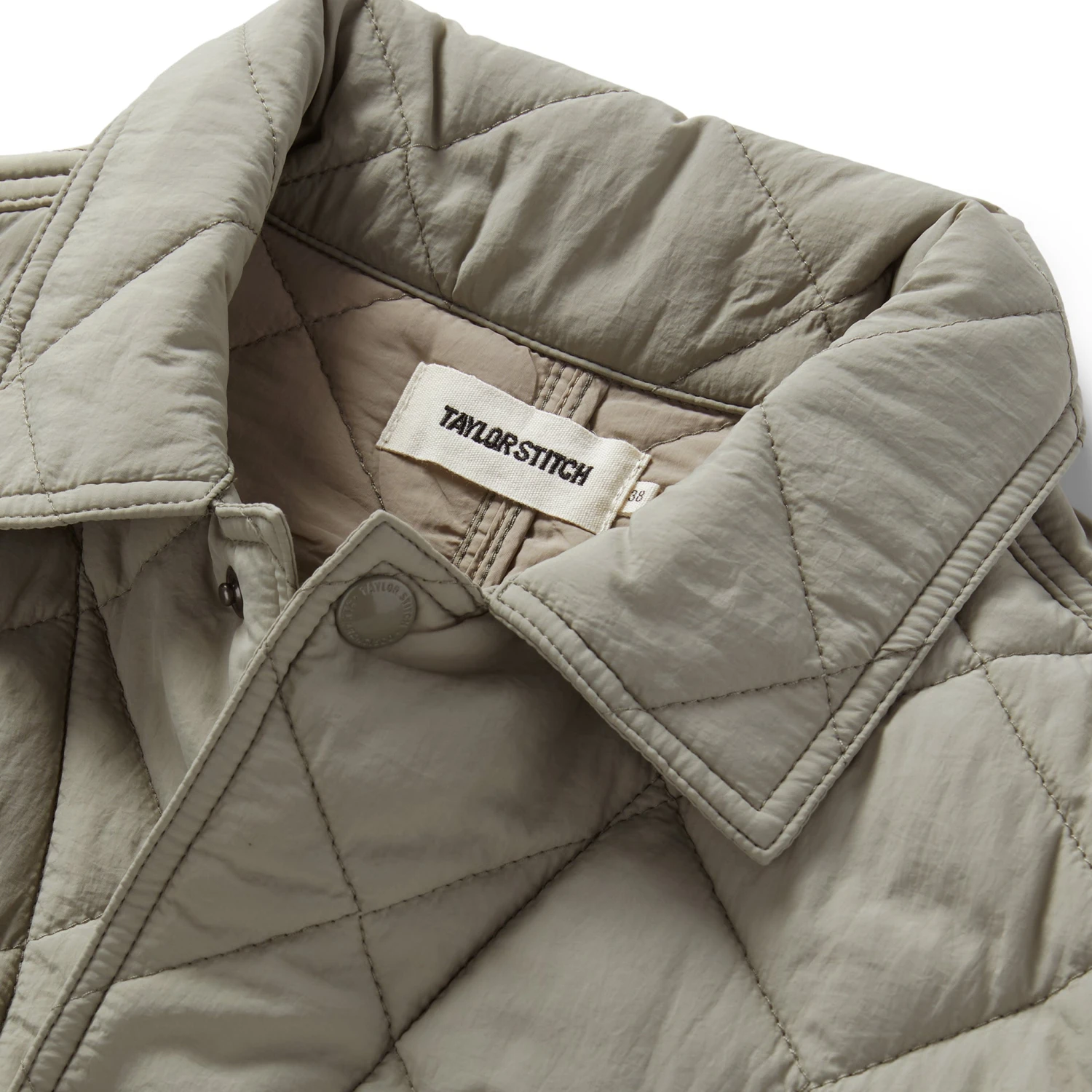 The Ojai Jacket In Sagebrush Diamond Quilt - Image 8