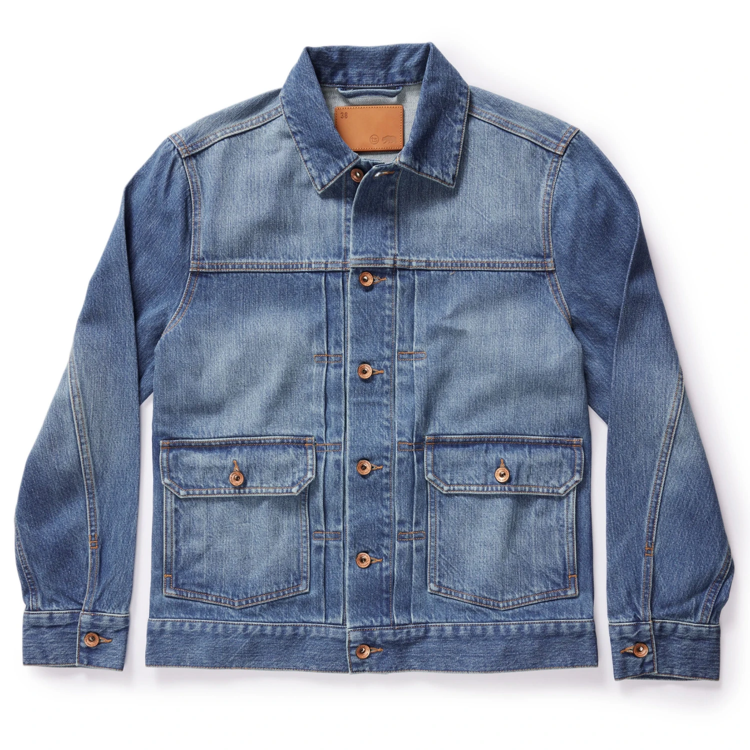 The Ryder Jacket In Sun Bleached Denim