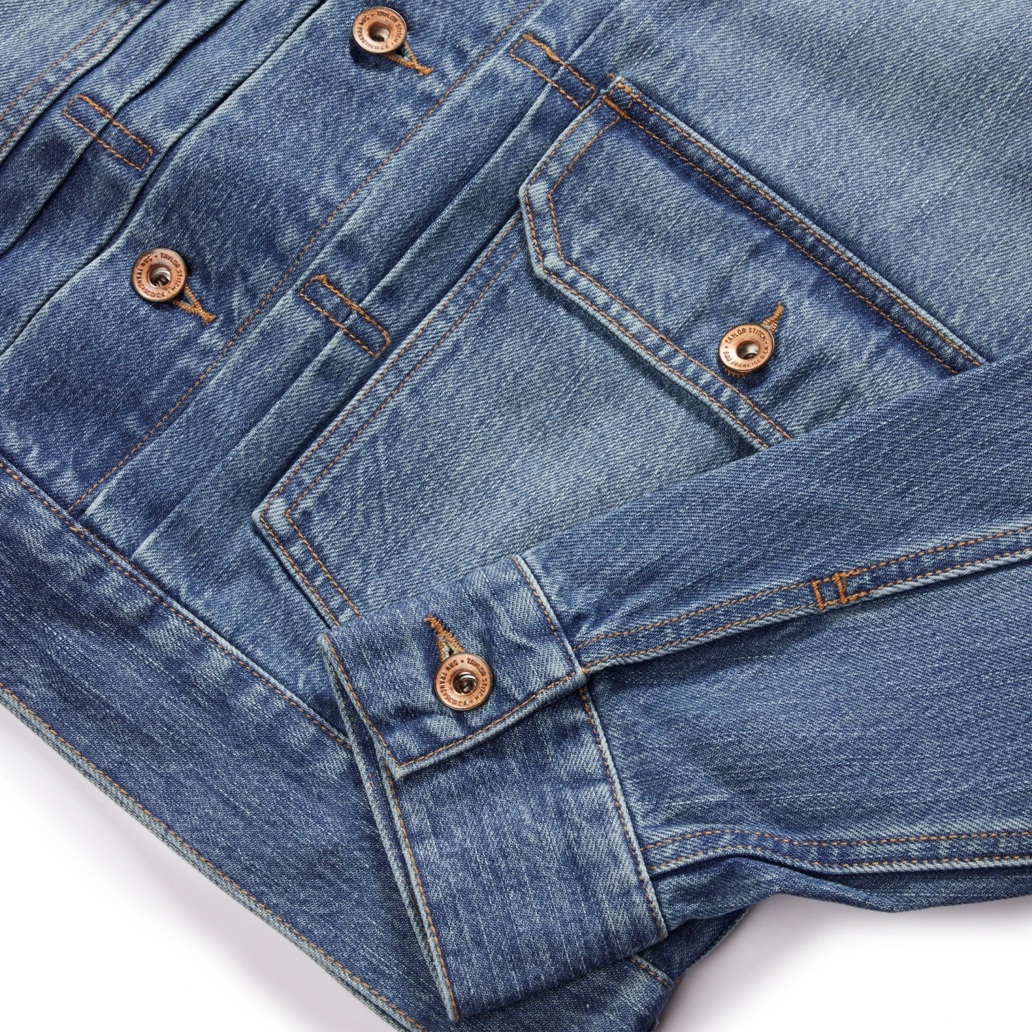 The Ryder Jacket In Sun Bleached Denim - Image 7