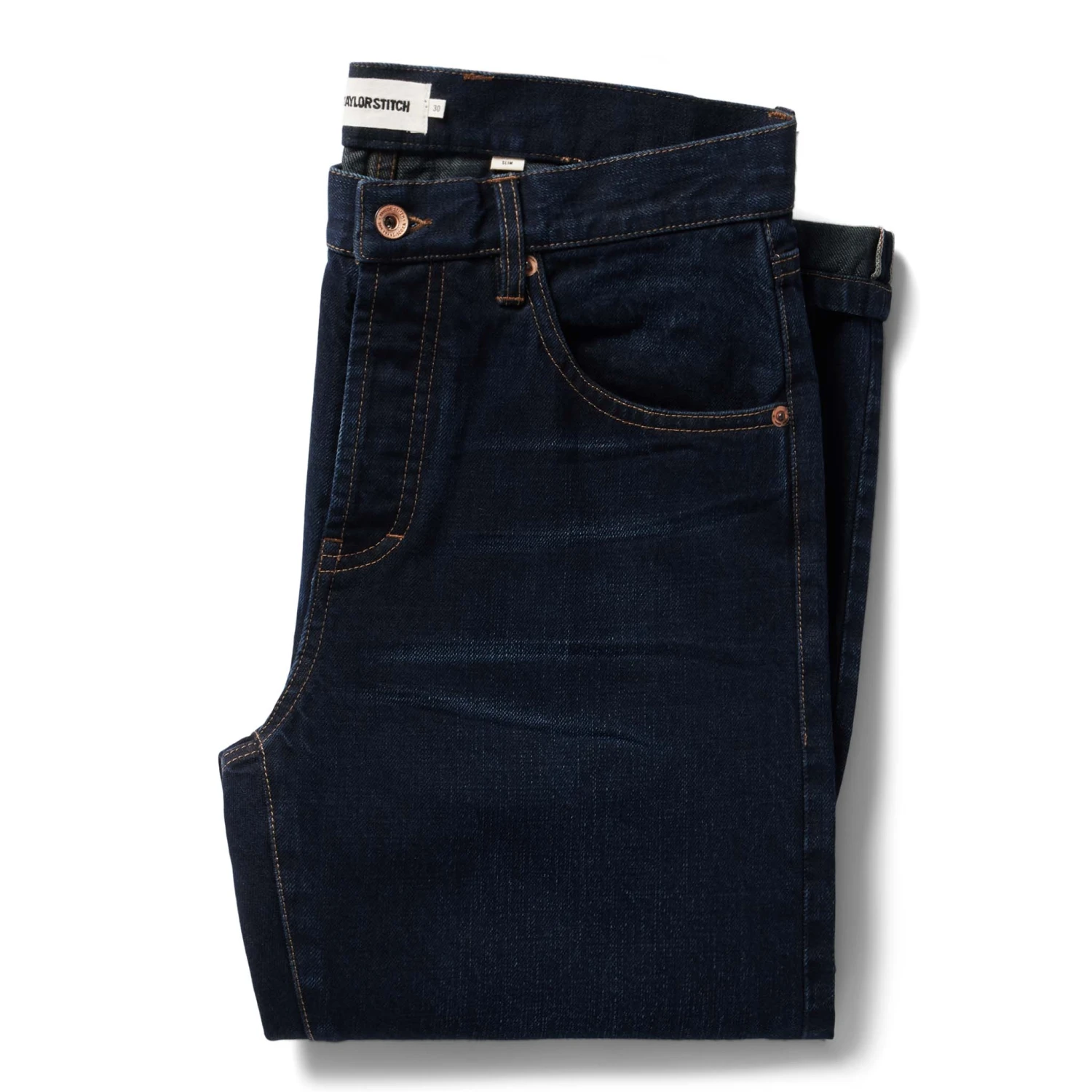 The Slim Jean In Wallace Wash Organic Selvage