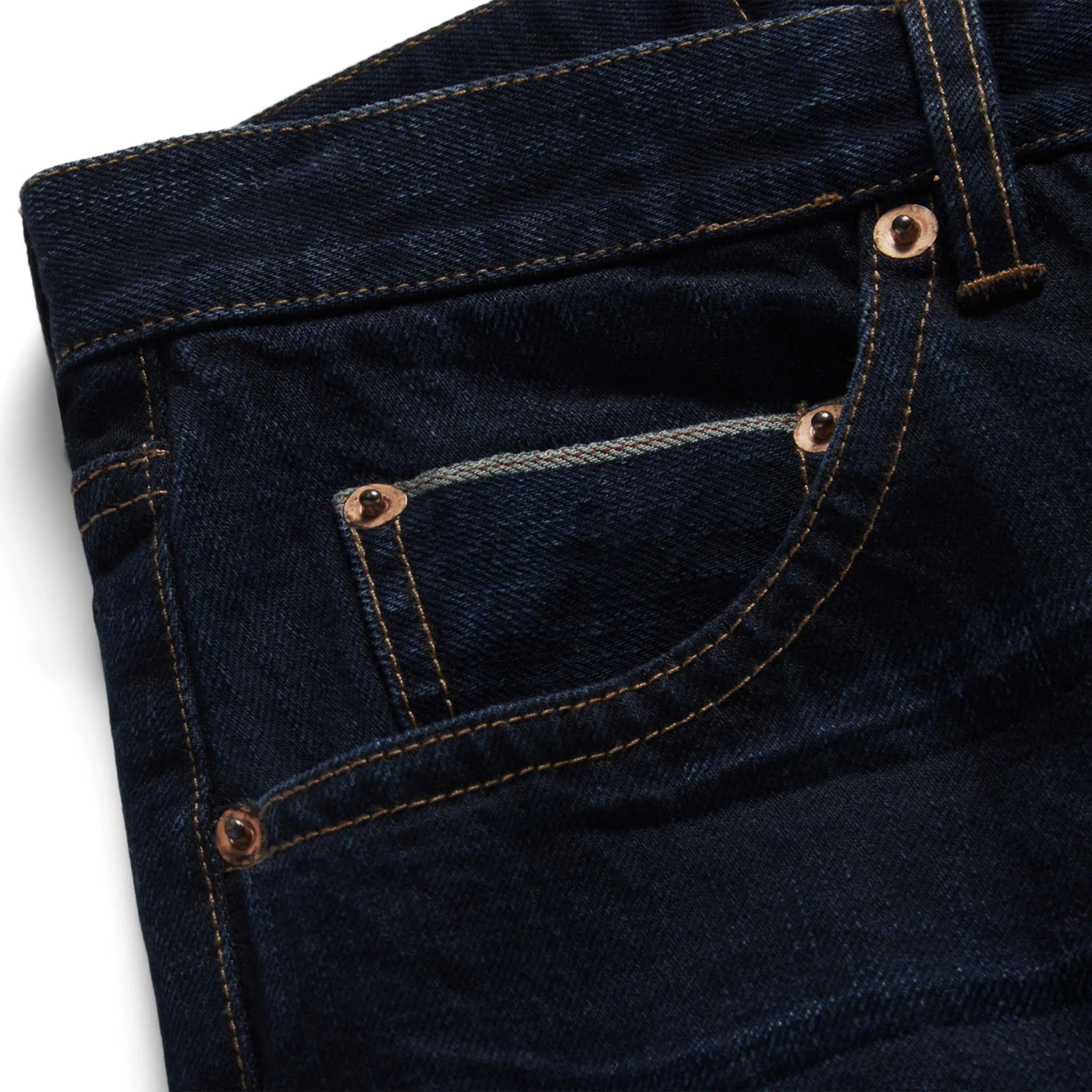 The Slim Jean In Wallace Wash Organic Selvage - Image 6