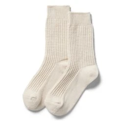 The Waffle Sock In Natural