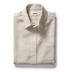 The California In Oat Heather Double Cloth