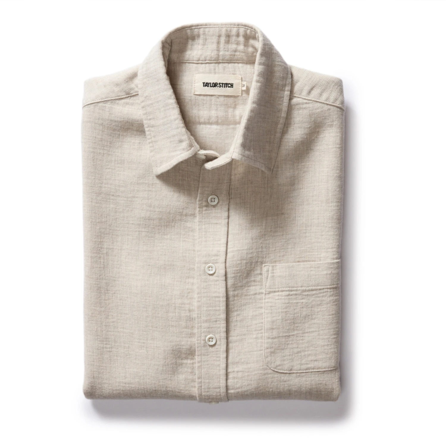 The California In Oat Heather Double Cloth