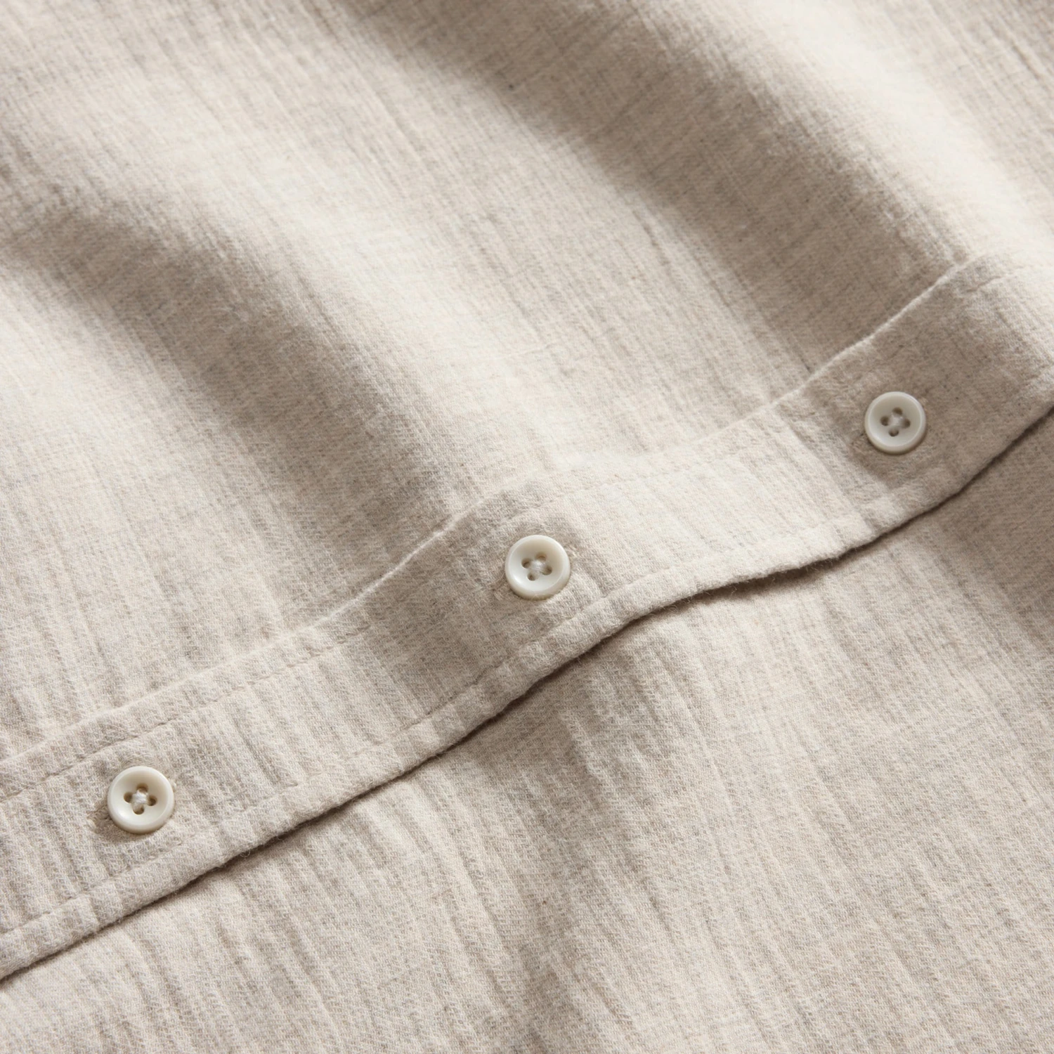 The California In Oat Heather Double Cloth - Image 7