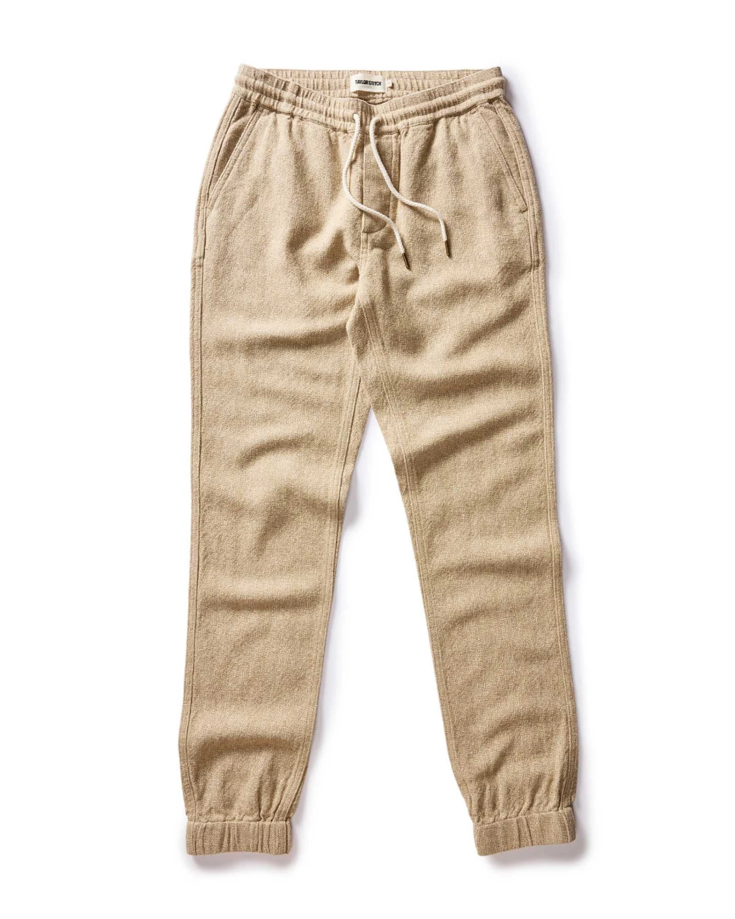 The Apres Pant In Oat Linen Tweed - Image 8