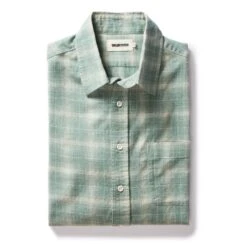 The California In Sea Moss Plaid