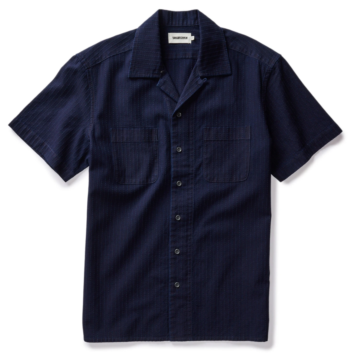 The Conrad Shirt In Rinsed Indigo Pickstitch
