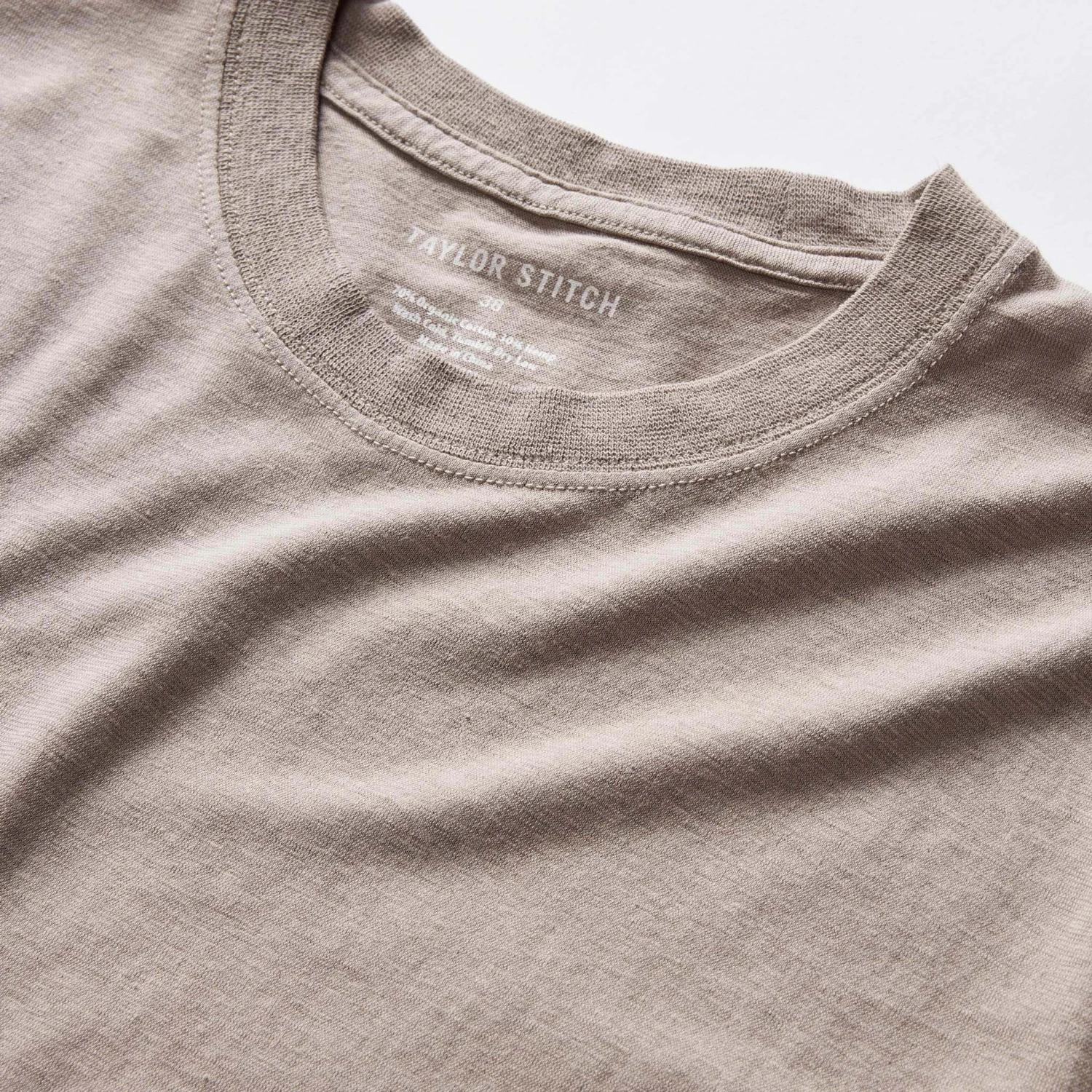 The Cotton Hemp Tee In Steeple Grey - Image 6