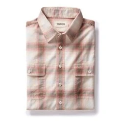The Craftsman Shirt In Brick Shadow Plaid