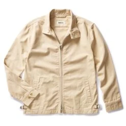 The Flint Jacket In Light Khaki Foundation Twill