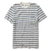 The Organic Cotton Tee In Washed Indigo Stripe