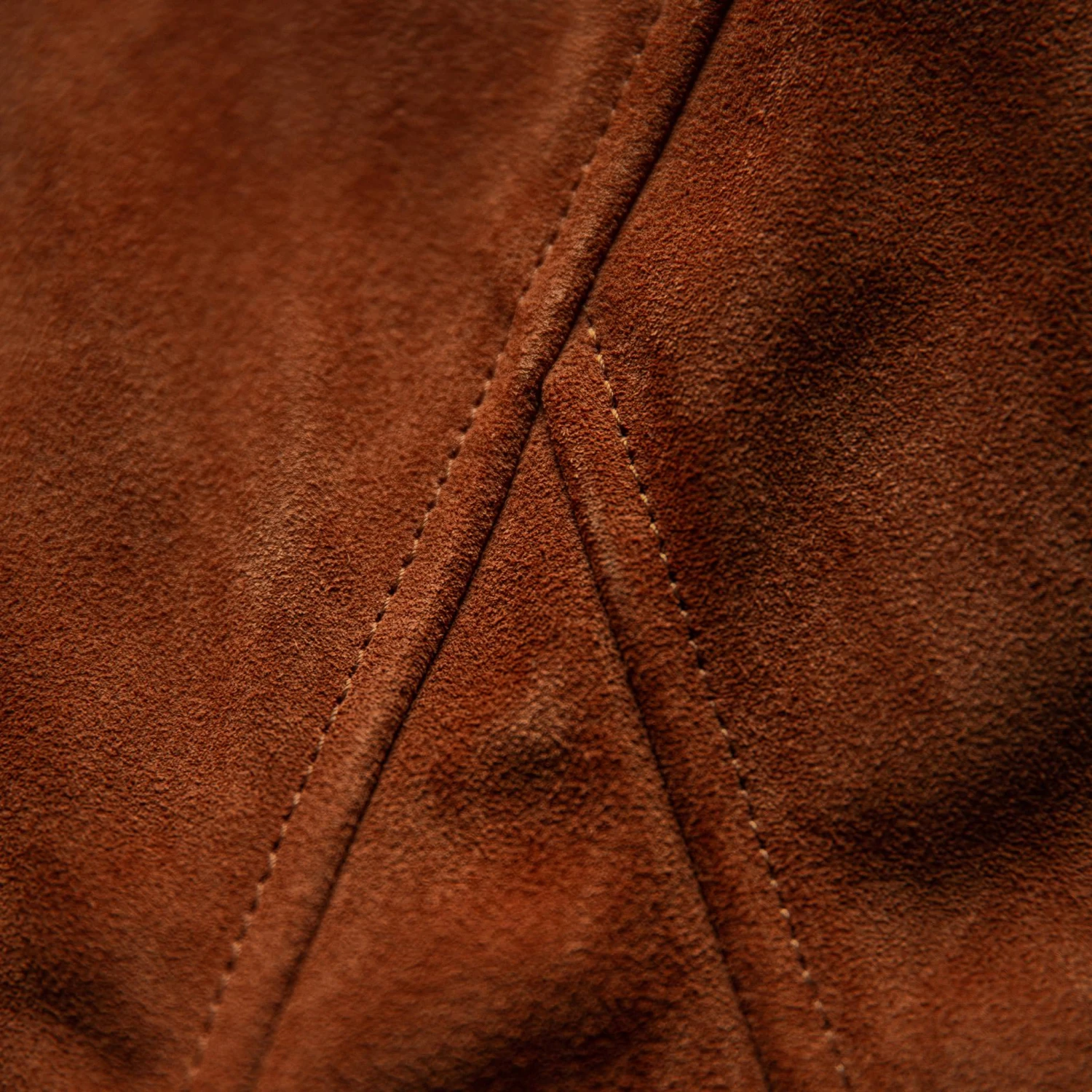 The Bomber Jacket In Whiskey Suede - Image 9