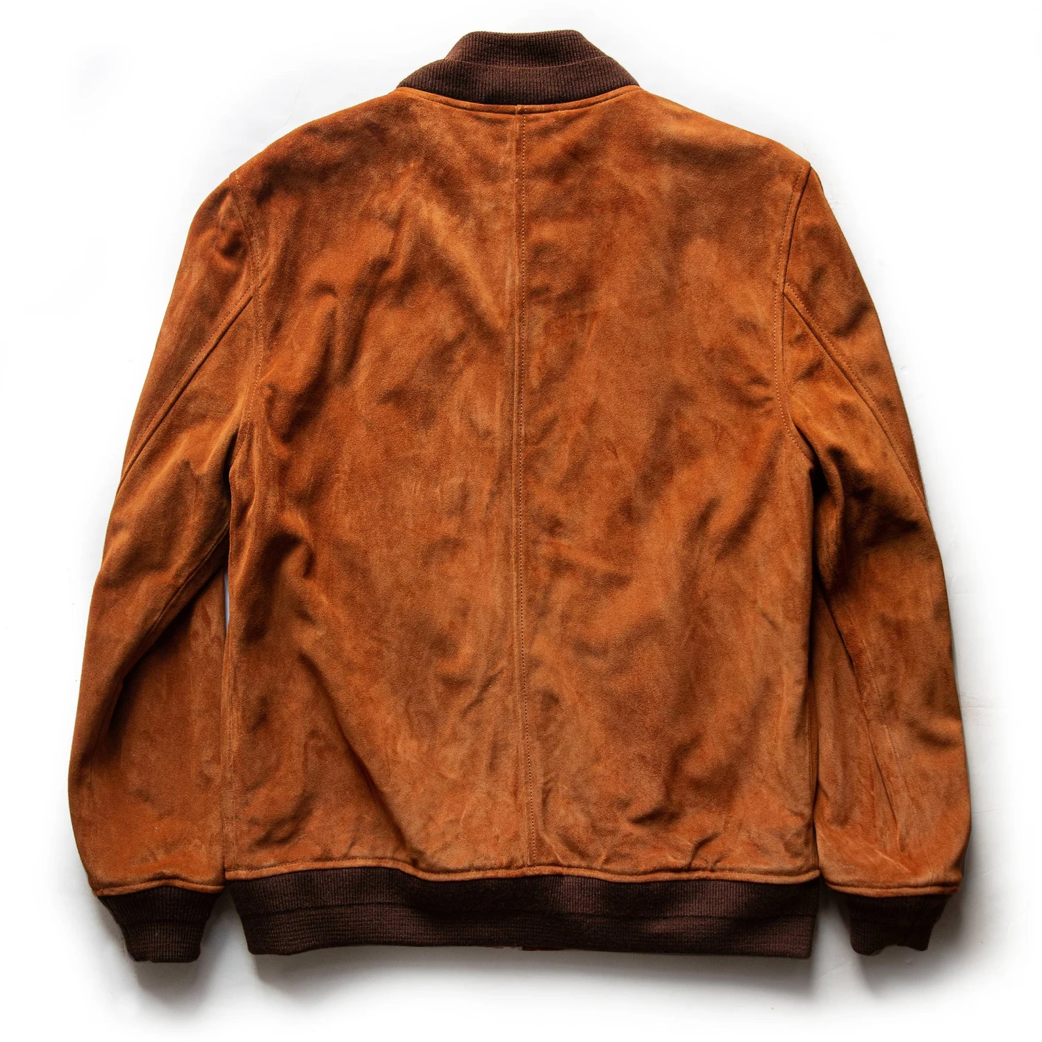 The Bomber Jacket In Whiskey Suede - Image 12