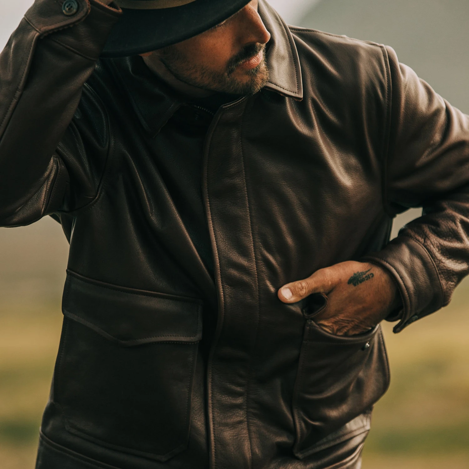 The Hangar Jacket In Espresso - Image 5