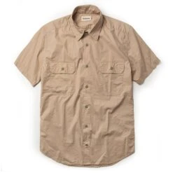 The Short Sleeve Officer Shirt In Khaki
