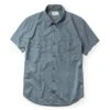 The Short Sleeve Officer Shirt In Slate