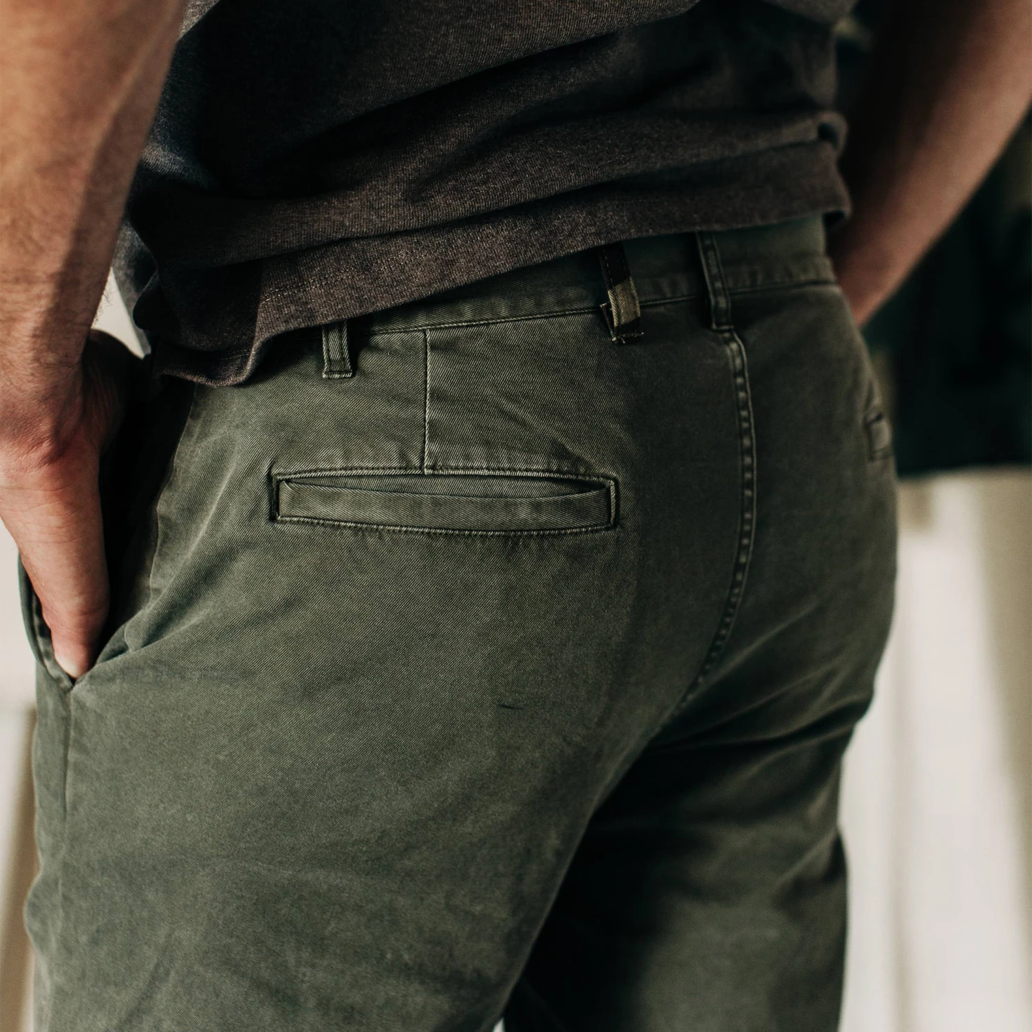 The Atelier And Repairs Chino In Olive - Image 5