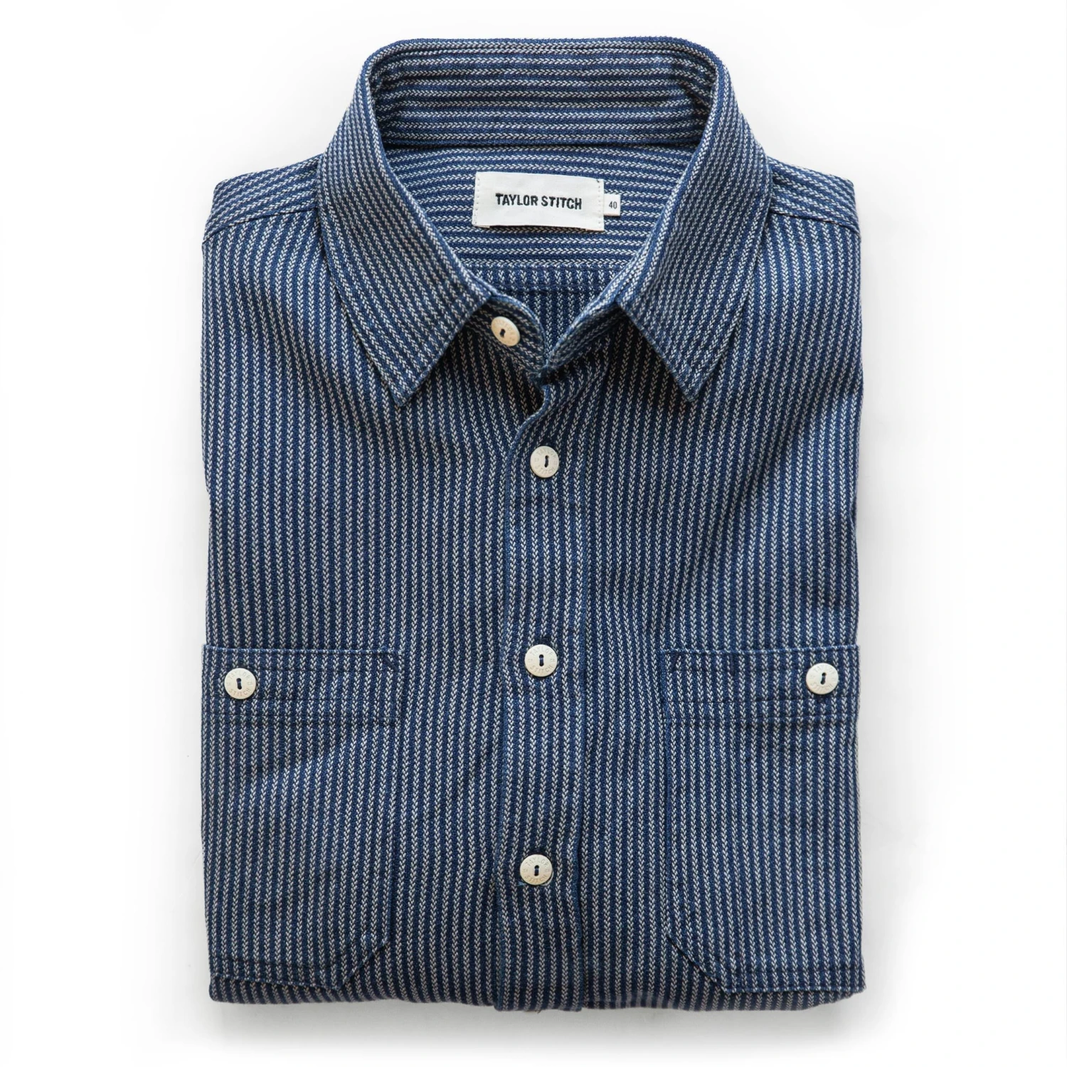 The Utility Shirt In Roped Indigo