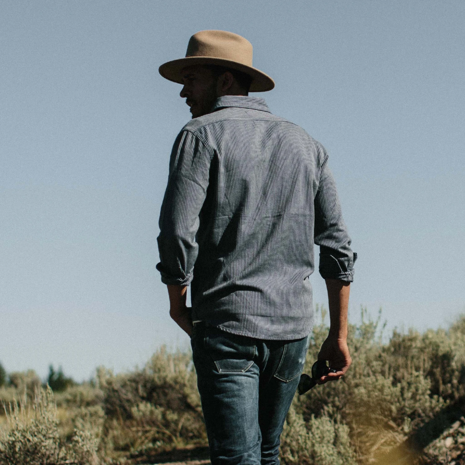 The Utility Shirt In Roped Indigo - Image 5