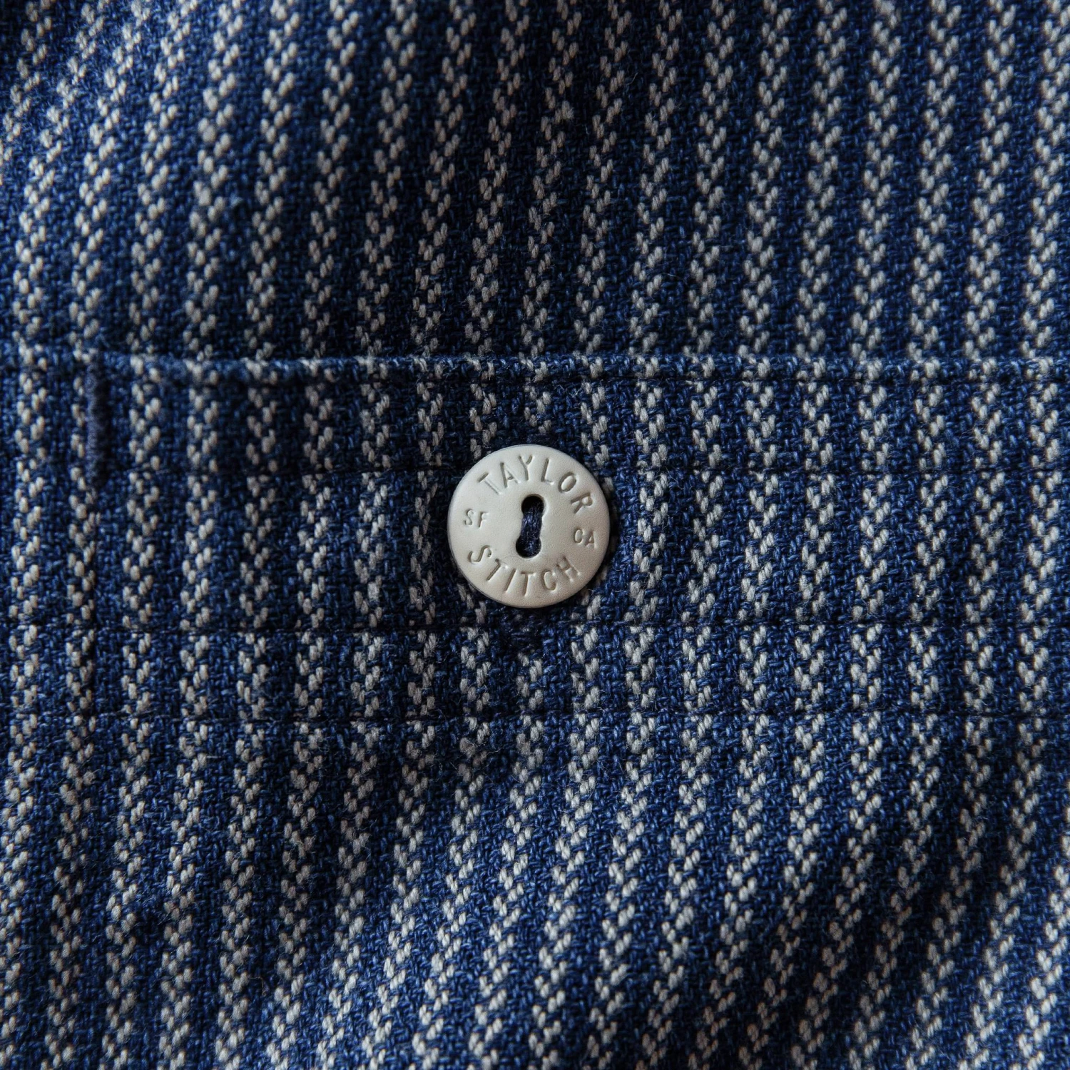 The Utility Shirt In Roped Indigo - Image 6