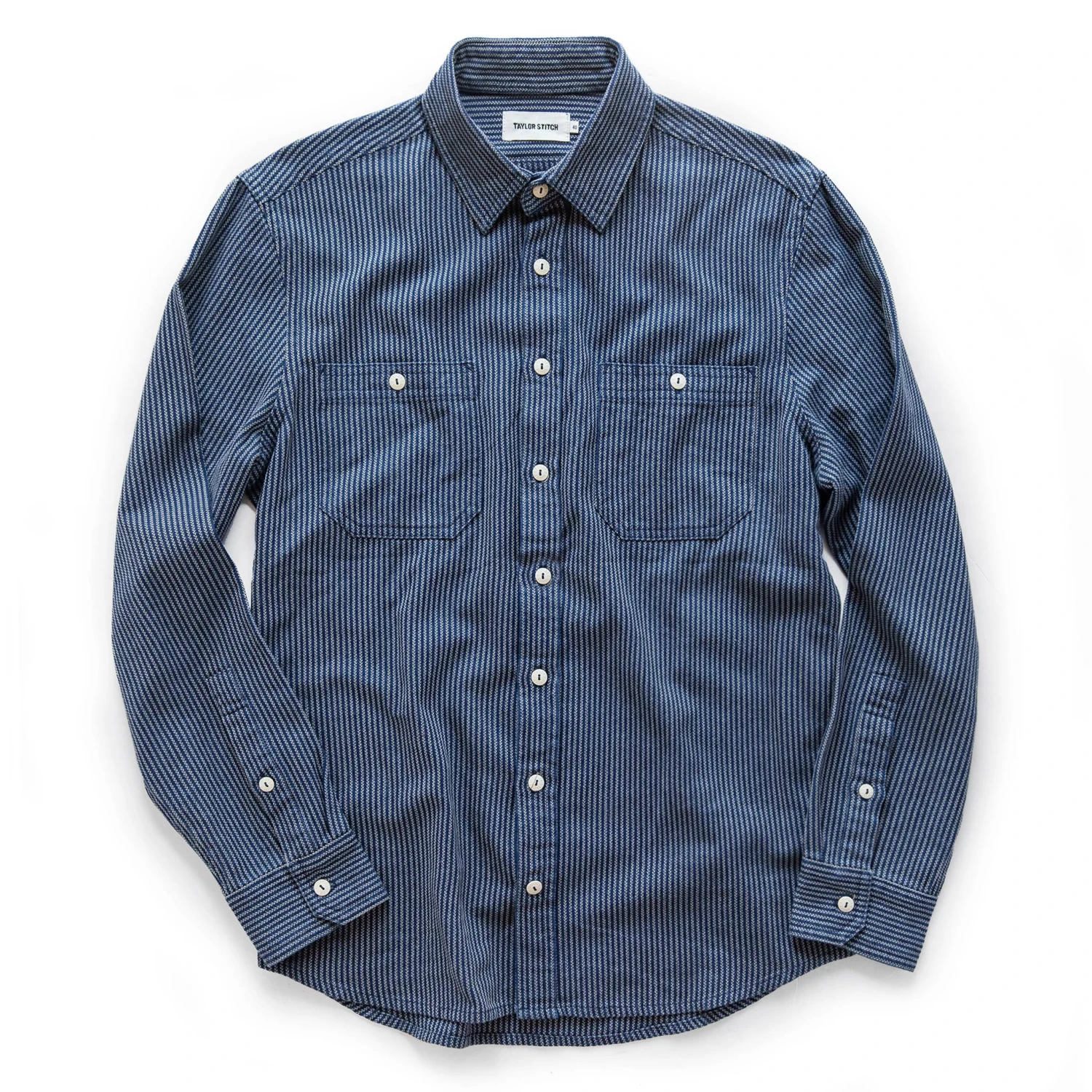 The Utility Shirt In Roped Indigo - Image 7