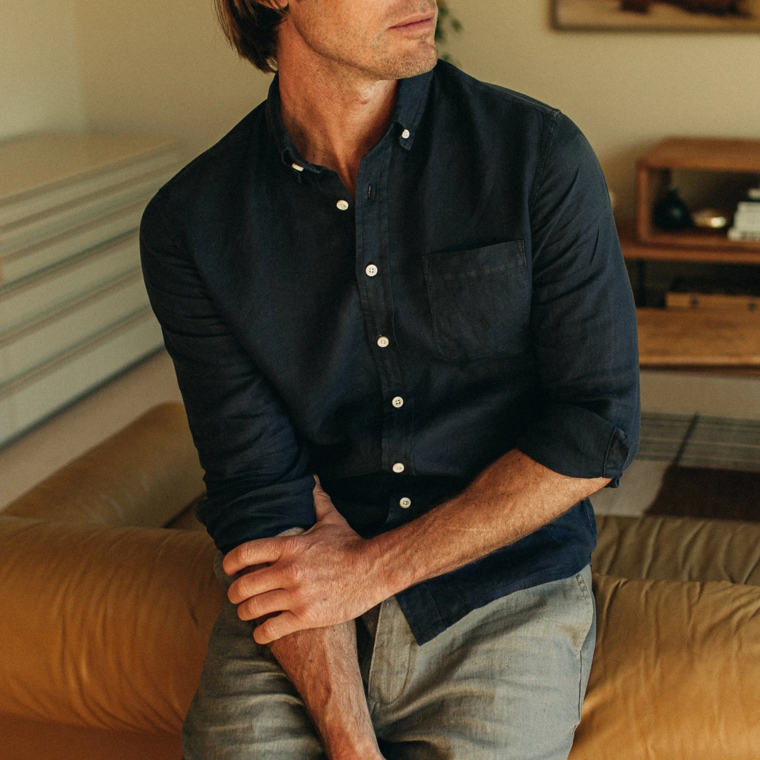 The Jack In Navy Linen - Image 4
