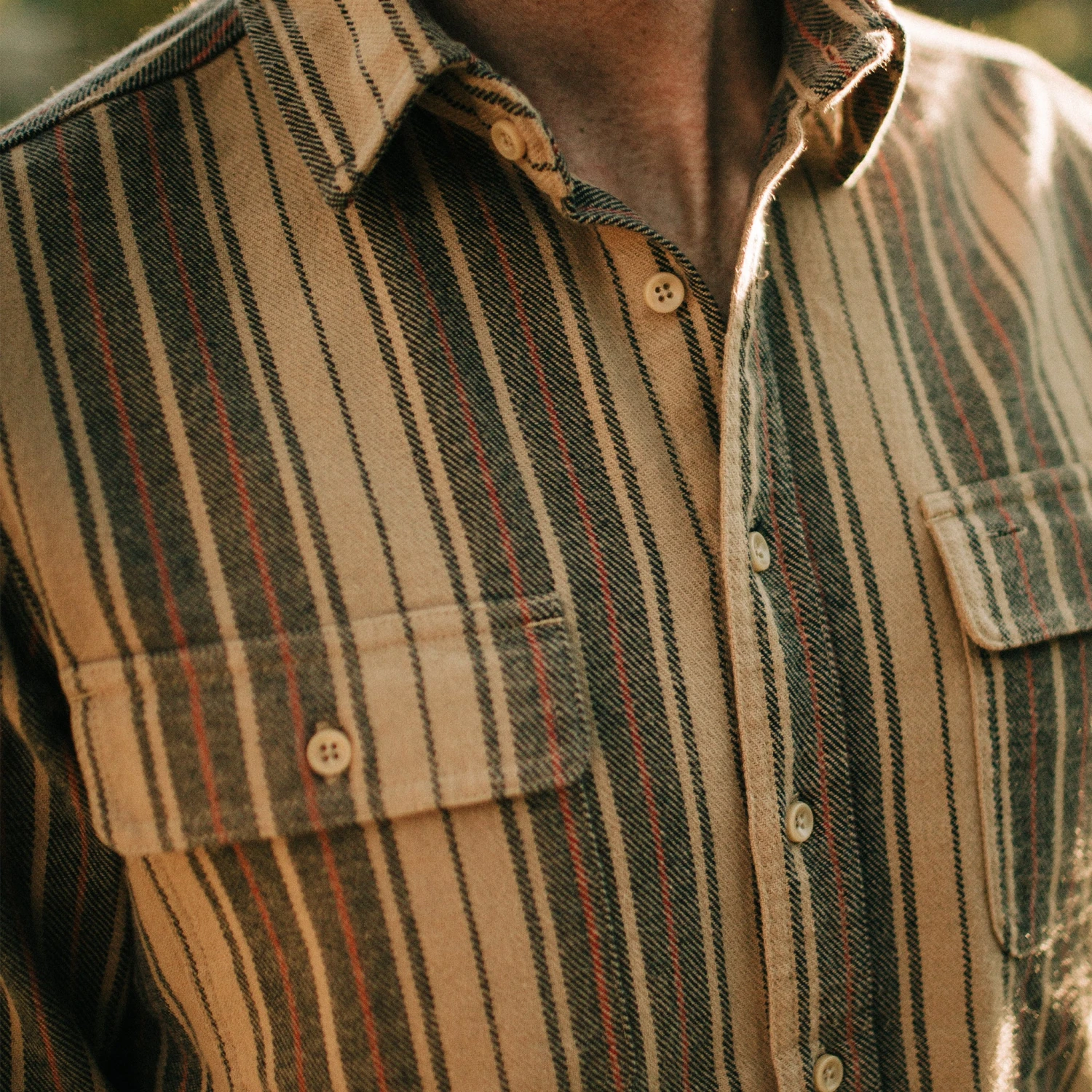 The Ledge Shirt In Sunset Stripe - Image 3