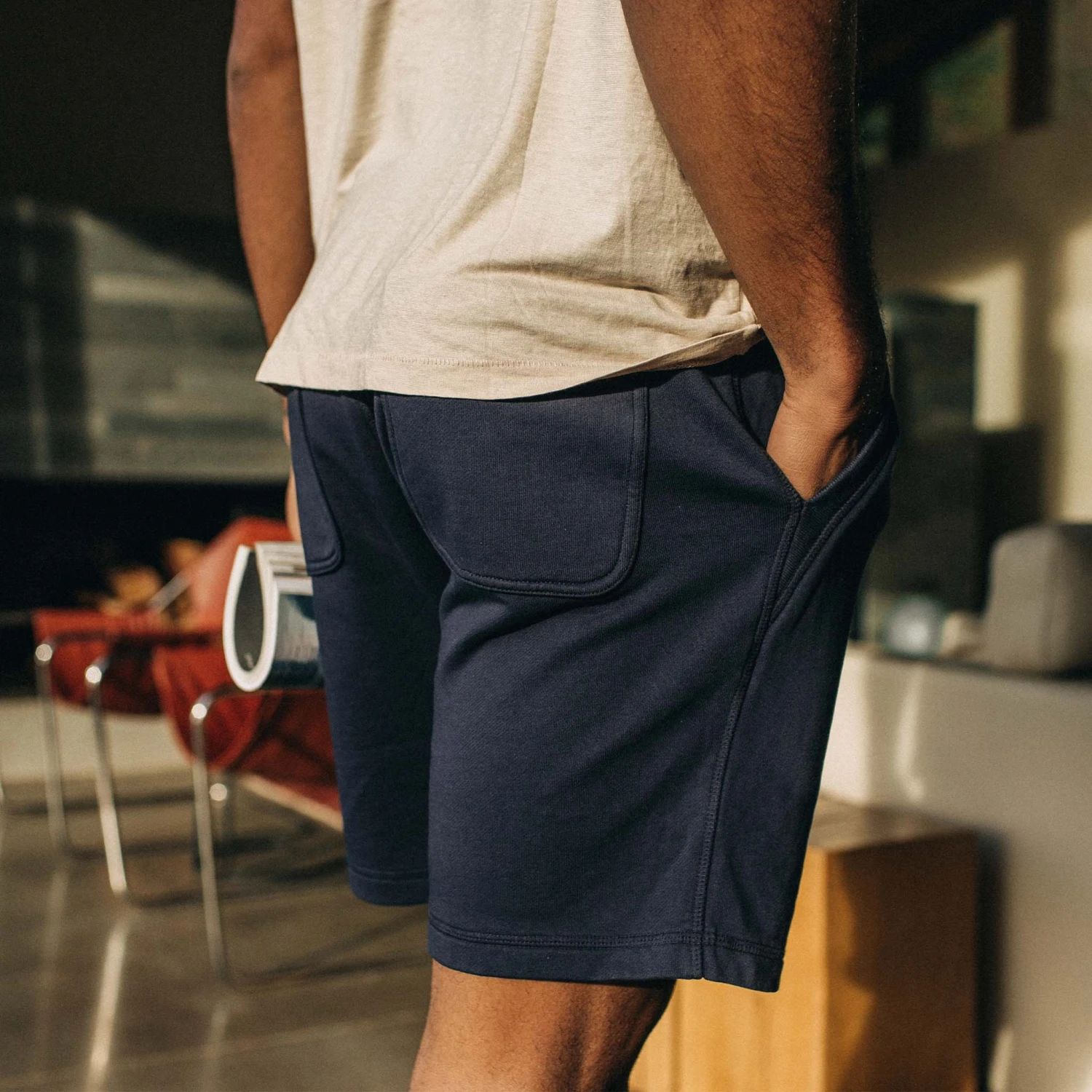 The Fillmore Short In Dark Navy - Image 4