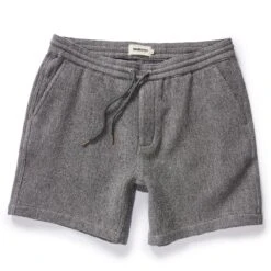 The Apres Short In Charcoal Waffle