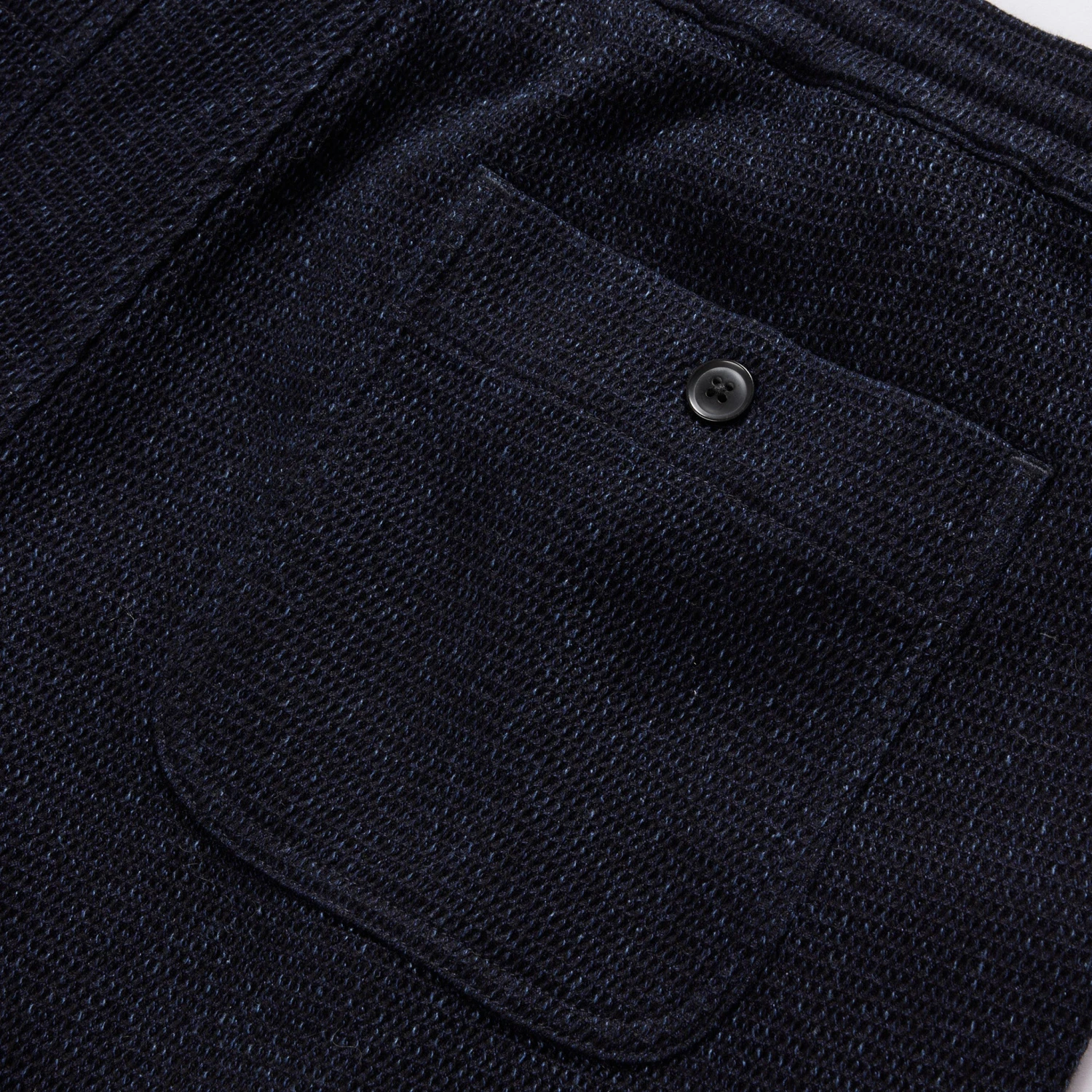 The Apres Short In Indigo Waffle - Image 6