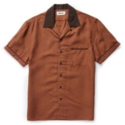 The Palmer Shirt In Dried Guajillo