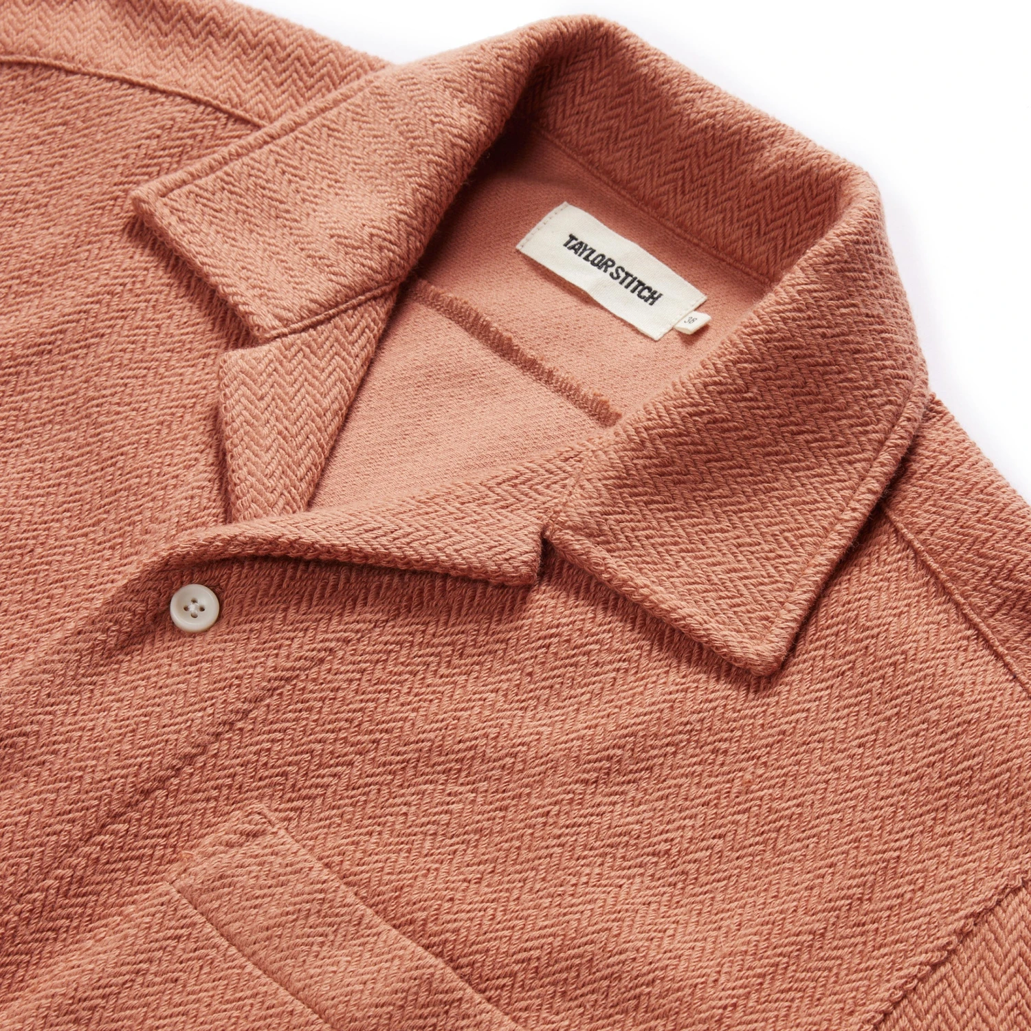 The Latigo Shirt In Copper Herringbone - Image 5
