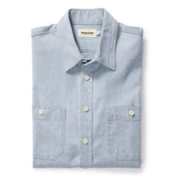 The Utility Shirt In Washed Indigo Boss Duck