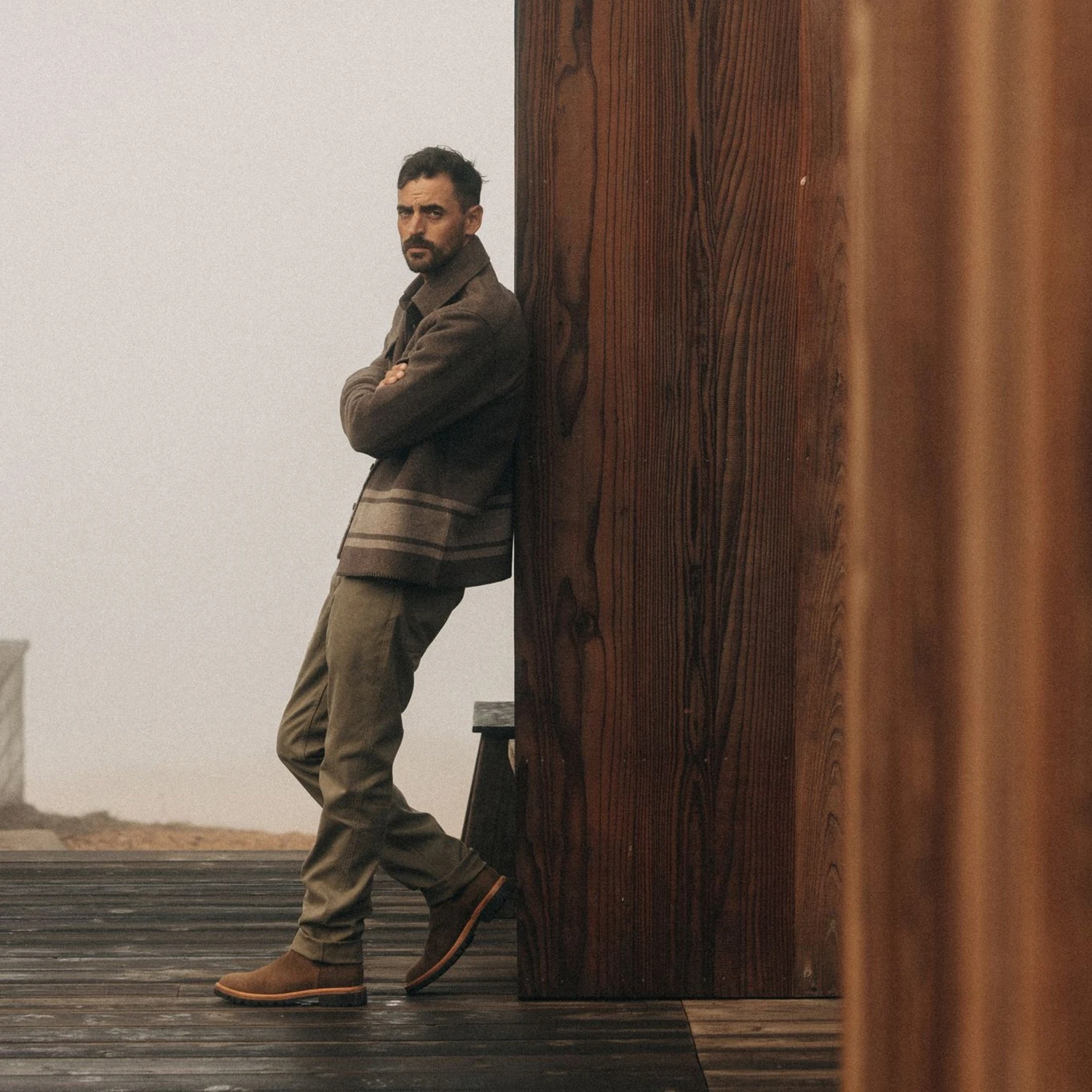 The Camp Pant In Stone Boss Duck - Image 3