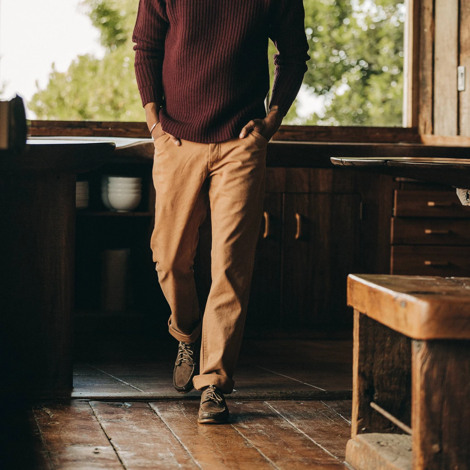 The Camp Pant In Tobacco Boss Duck - Image 2